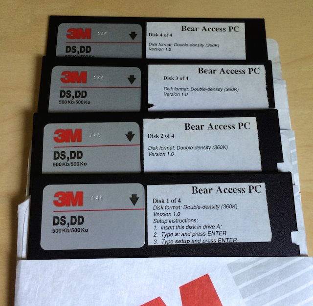 [Bear Access disk images]