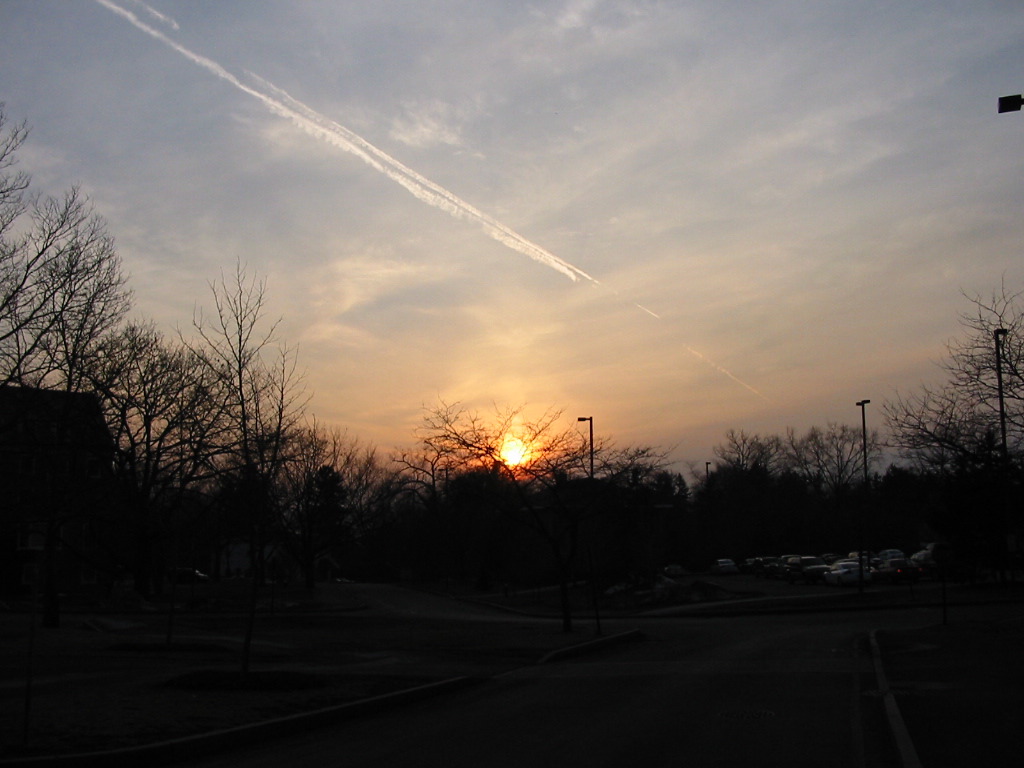 Sunset over Ithaca